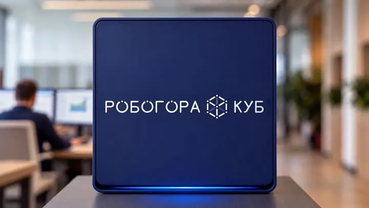 AI-сервер РОБОГОРА КУБ в офисе